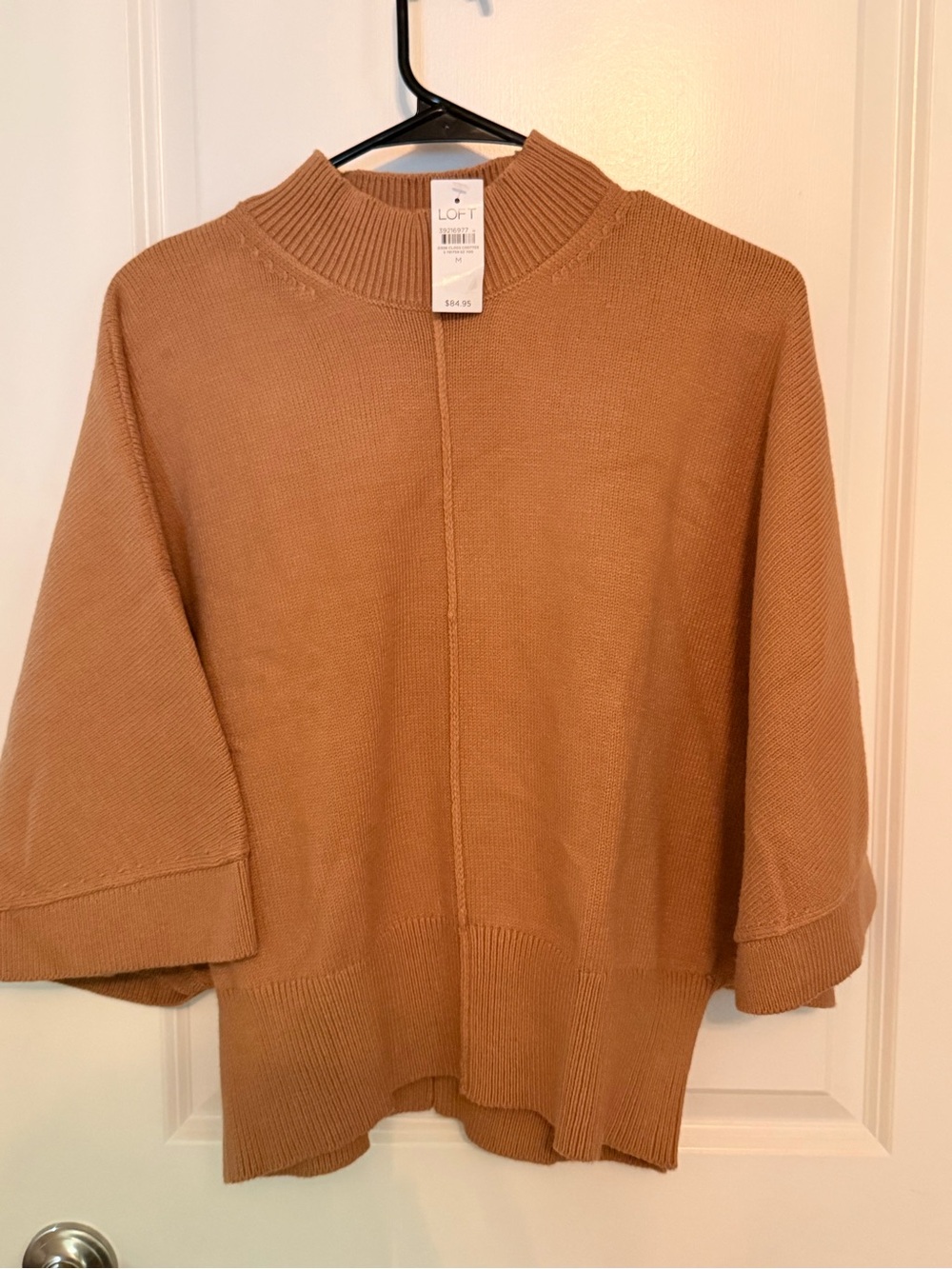 LOFT Ribbed Mock Neck Sweater – Women’s Medium – NWT